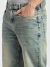 Blue Green Tinted Regular Fit Jeans - Image 5