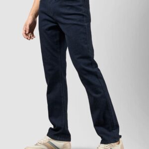 Dark Navy Blue Regular Fit Mens Jeans
