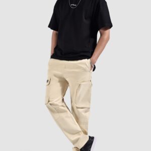 Off White Zip Pocket 3D Cargo Pants