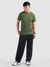Olive Green Plain T-shirt 2.0