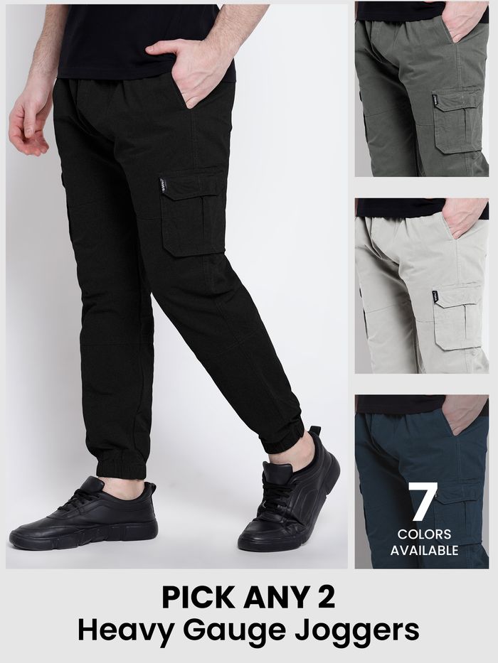Pick Any 2 - Heavy Gauge Joggers Combo