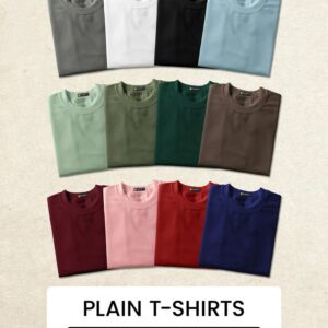 Pick Any 4 - Plain T-shirt Combo 2.0
