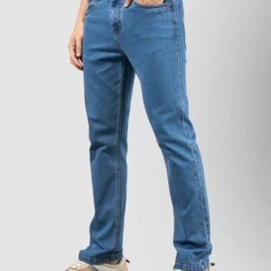 Soft Blue Regular Fit Mens Jeans